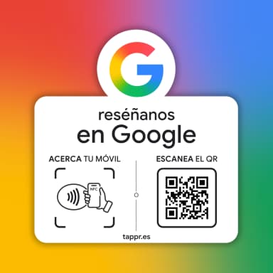 Google Review plate